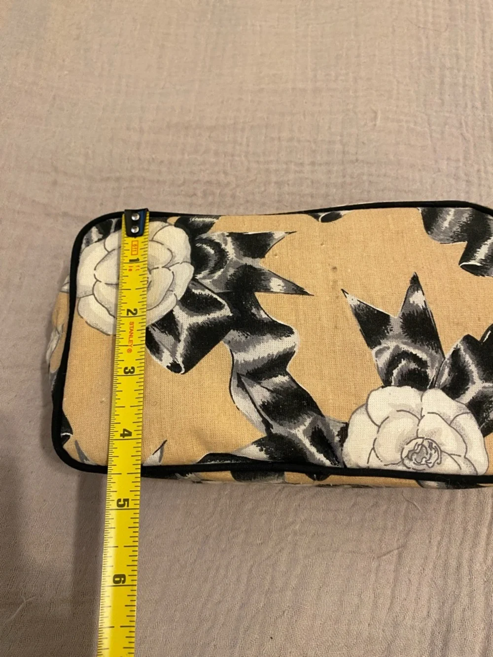 Chanel Vintage cosmetic bag .